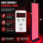 EXESAS Kırmızı Işık Terapisi Cihazı, Tüm Vücut İçin, 630nm, 660nm, 810nm ve 850nm (600 LED)