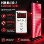 EXESAS Kırmızı Işık Terapisi Cihazı, Tüm Vücut İçin, 630nm, 660nm, 810nm ve 850nm (800 LED)