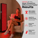 EXESAS Kırmızı Işık Terapisi Cihazı, Tüm Vücut İçin, 630nm, 660nm, 810nm ve 850nm (600 LED)