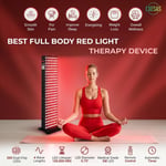 EXESAS Kırmızı Işık Terapisi Cihazı, Tüm Vücut İçin, 630nm, 660nm, 810nm ve 850nm (200 LED)