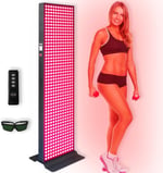 EXESAS Kırmızı Işık Terapisi Cihazı, Tüm Vücut İçin, 630nm, 660nm, 810nm ve 850nm (600 LED)