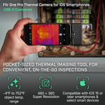 FLIR ONE Pro - iOS Akıllı Telefonlar için Termal Görüntüleme Kamerası 320x240 (Iphone 15 ve Üzeri)