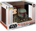 Funko Pop! Star Wars: The Mandalorian - Boba Fett ve Fennec Tahtta (Kutusunda Çizik Bulunuyor)