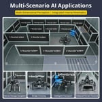 HIWONDER ROS2 Jetson Hexapod, OpenClaw Büyük Yapay Zeka Modelleri, ChatGPT, SLAM Haritalama, 3D