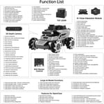 HIWONDER ROS2 Robot Araba, Jetson RPi Gemini ChatGPT Büyük Yapay Zeka, Standart, RaspberryPi 5 8G için