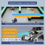 HIWONDER ROS2 Robot Araba, Jetson RPi Gemini ChatGPT Büyük Yapay Zeka RaspberryPi 5 8G için