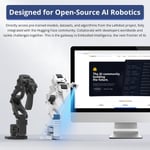 HIWONDER Yapay Zeka Robotik Kol Kiti, LeRobot SO-ARM101 VLA Taklit Öğrenme için - Standart Kit