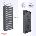 Hooga Kırmızı Işık Terapisi, 660nm 850nm Kırmızı Yakın Kızılötesi, Çift Çipli 150 LED