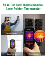 HSFTOOLS HF96V Çift Kameralı Termal Görüntüleme Cihazı