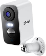 ieGeek Kablosuz Dış Mekan Güvenlik Kameraları, 2K 3MP Pilli WiFi