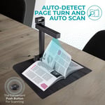 IRIScan Desk 6 Pro A3 Kitap ve Belge Tarayıcı, OCR, 138 Dil Desteği, Siyah, 13MP