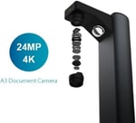 IRIScan Desk 7 Business 24MP 4K Kitap ve Belge Tarayıcı Siyah, OCR, AI Destekli