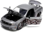 Jada Toys Big Time Muscle 1:24 Ölçekli 2010 Ford Mustang GT Döküm Model Araba,