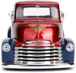 Jada Toys DC Comics Bombshells 1:24 1952 Chevy COE Pickup Die-cast Araba (Kutusu Hafif Hasarlı)