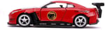 Jada Toys Power Rangers 1:32 Kırmızı Ranger 2009 Nissan GT-R R35 Ben Sopra Döküm Arabalar