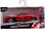 Jada Toys Power Rangers 1:32 Kırmızı Ranger 2009 Nissan GT-R R35 Ben Sopra Döküm Arabalar