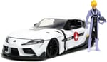 Jada Toys Robotech 1:24 2020 Toyota Supra Döküm Araba ve 2,75