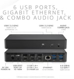 Kensington SD4790P USB-C Dörtlü 4K DisplayLink Bağlantı İstasyonu