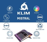 KLIM Mistral Güçlü Turbo Laptop Fanları (4500 RPM) (Sadece Kutusu Hasarlı)