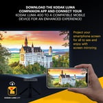 KODAK Luma 400 Taşınabilir HD Akıllı Projektör - Wi-Fi, Bluetooth 150 Inc