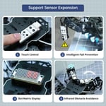 LewanSoul Arduino Programlama için 18DOF Altı Ayaklı Robot, Örümcek Yürüyüşü, Sürünme