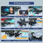 LewanSoul Arduino Programlama için 18DOF Altı Ayaklı Robot, Örümcek Yürüyüşü, Sürünme