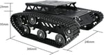 LewanSoul Tank Vagon Şasi Kiti, Amortisörlü Robot, 2WD Motorlu