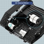 LewanSoul Tank Vagon Şasi Kiti, Amortisörlü Robot, 2WD Motorlu