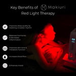 Makiuri Klinik Sınıf Kırmızı Işık Paneli 60 LED | Kırmızı ve NIR (Beyaz Cıva)