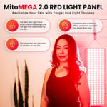 Mito Red Light - MitoMEGA 2.0 Kırmızı Işık Paneli - Yüz ve Boyun için Kırmızı Işık Terapisi