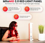 Mito Red Light - MitoMID 2.0 Kırmızı Işık Paneli - Yüz ve Boyun için Kırmızı Işık Terapisi