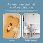 Nanit Essentials Akıllı Bebek Monitörü - Duvara Monte - 1080p HD Wi-Fi Kamera