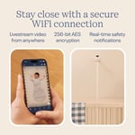 Nanit Pro Akıllı Bebek Monitörü ve Duvar Montajı Wi-Fi HD Kamera