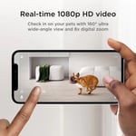 Petcube Play 2 Wi-Fi Evcil Hayvan Kamerası, Lazer Oyuncaklı - Kedi ve Köpek için