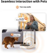 PETKIT Kameralı Çift Hazneli Akıllı Mama Kabı – 1080P, WiFi, AI Hareket Algılama