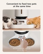 PETLIBRO 2 Kedi için Kameralı Oto Besleyici, 1080P HD Gece Görüşlü - Beyaz