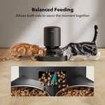 PETLIBRO 2 Kedili Kameralı Otomatik Mama Kabı – 1080P, 5G WiFi, Çift Mama Tepsisi, 5L