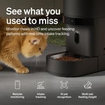 PETLIBRO Kameralı ve Tartılı Akıllı Mama Kabı – AI Mama Takibi, 1080P, 5L - Siyah