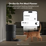 PETLIBRO Vakumlu Otomatik Kedi Besleyiciler, 8L/34 Bardak - Siyah