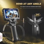 Ralcam 360° Hareketli Boroskop Kamera 4 Yönlü Kumanda, 5 Inc Ekran - 6mm, 1m Kablo