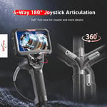 Ralcam Joystick 4 Yönlü 360° Işıklı Eklemli Boroskop Kamerası 6.2mm - 1.5m Kablo