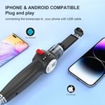 Ralcam Mafsallı Boroskop, İki Yönlü 180 Derece 8.5mm Lens IP67 Su Geçirmez