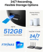 REOLINK TrackFlex Floodlight WiFi, 4K 360° PTZ Çift Lensli Projektör Kamera 6X Hibrit Zoom