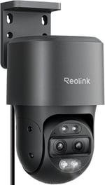 REOLINK TrackMix PoE Çift Lensli PTZ Güvenlik Kamerası 6X Hibrit Zoom 4K - Siyah