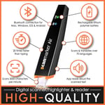 Scanmarker Air Pen Tarayıcı, Okuma Kalemi ve Tercüman - iOS, Android - Siyah