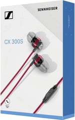 Sennheiser CX 300S Kulak İçi Kulaklık, Tek Tuşlu Akıllı Kumanda ile - Kırmızı