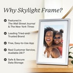 Skylight 10 Inc Dijital Resim Çerçevesi - Dokunmatik - Telefon Kontrollü, Siyah