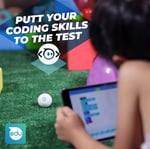 Sphero Mini Golf: Uygulama Kontrollü Robotik Top, STEM Öğrenme ve Kodlama Oyuncağı