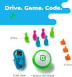 Sphero Mini Yeşil Uygulama Kontrollü Robotik Top, STEM Öğrenme ve Kodlama Oyuncağı