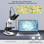 Swift SW350T Trinoküler Bileşik Mikroskop, 40X-2500X Büyütme